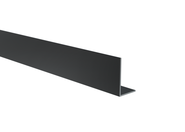 Aluminum gate stop profile