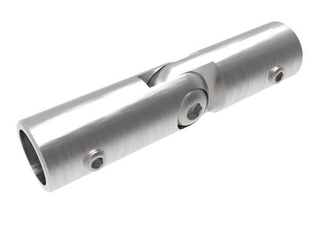 Adjustable round bar connector