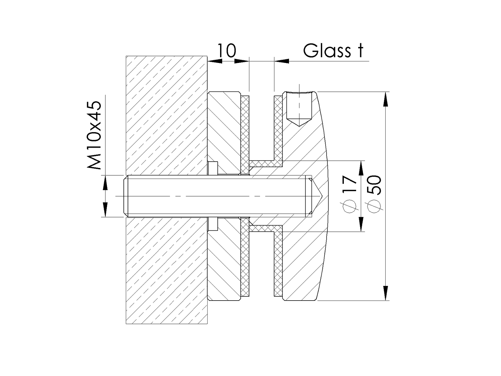 Glass adapter
