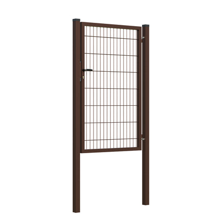 Bránka 1kr. 2D BOX ZnPVC 1000x1500mm RAL 8017 hnedá