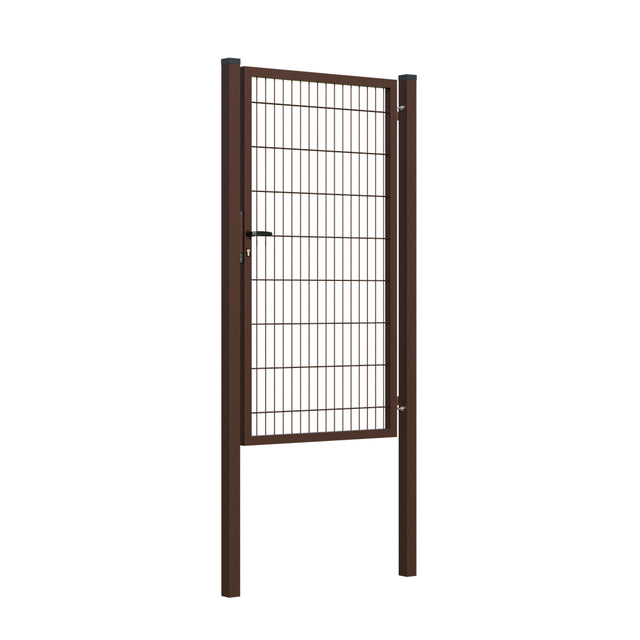 Bránka 1kr. 2D BOX ZnPVC 1000x1700mm RAL 8017 hnedá