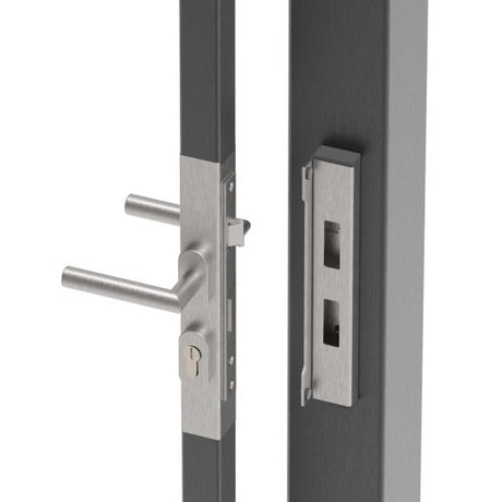 Lock set 40x40 AISI 304