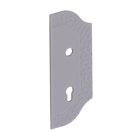 Decorative plate for gates 265x105, t3, a90, d19mm