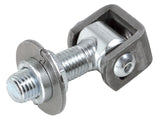 Adjustable hinge with swivel plate Zn, M20