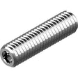 Hexagon socket set screw with flat point, AISI316, M6x6