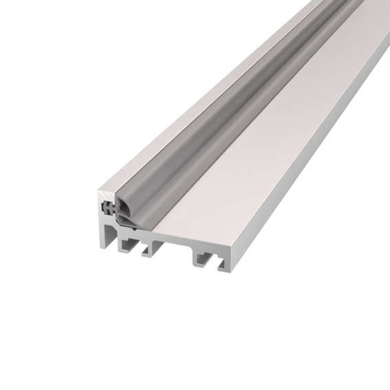 Door frame profile for glass door "L"