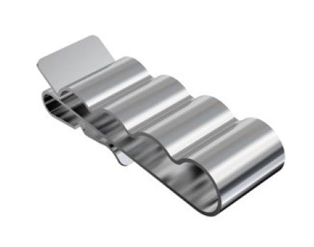 Cable clip for PV panels for holding 4 cables