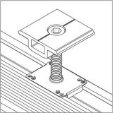 Center clamp 30-40mm module height