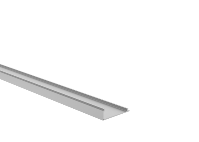 Aluminum fence adapter for panels filling 1-8mm - 6000mm cover strip