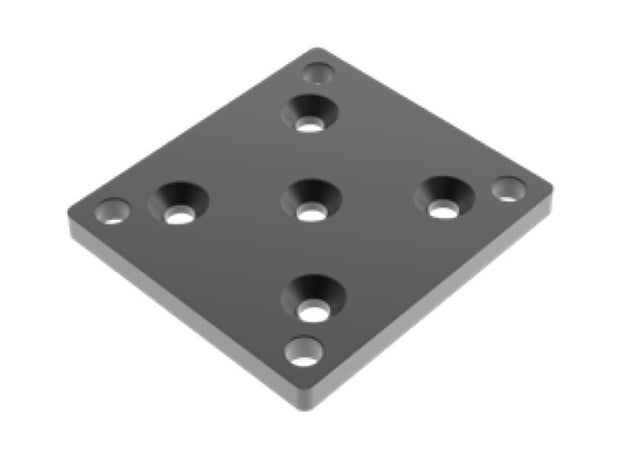 Aluminum anchor plate for post 80x80 R7016