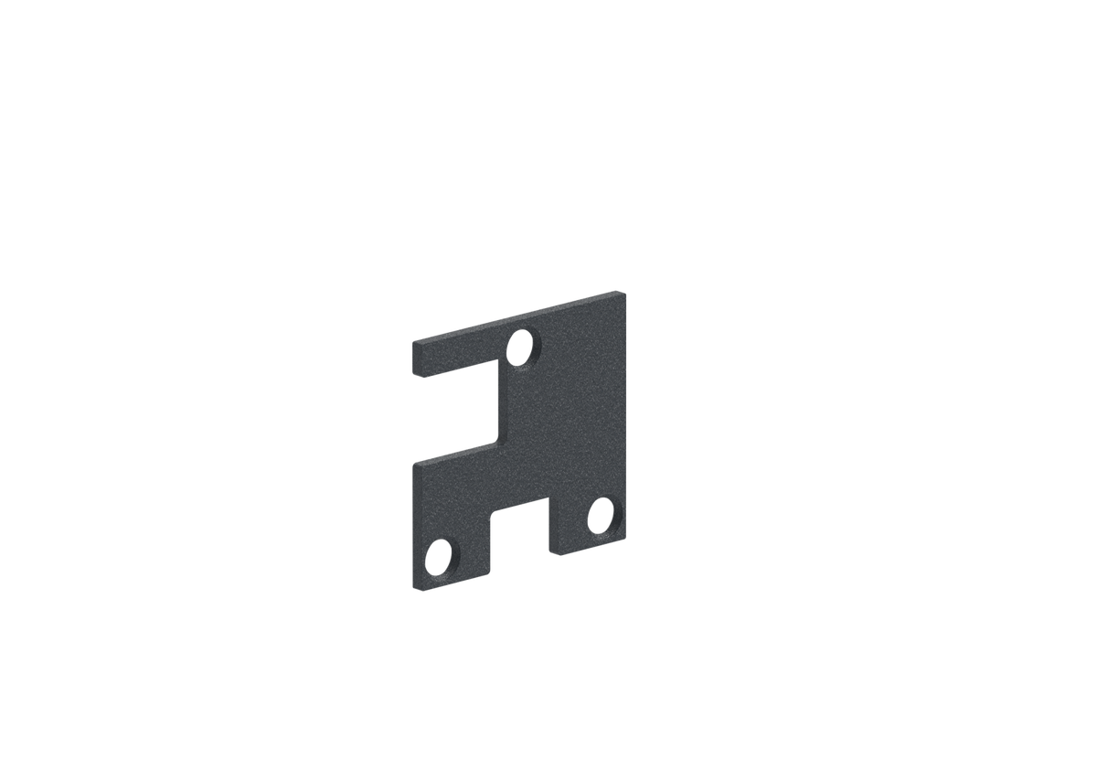 Cache d'angle en aluminium pour poteau 56x60 - Anthracite RAL 7016