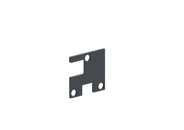 Cache d'angle en aluminium pour poteau 56x60 - Anthracite RAL 7016