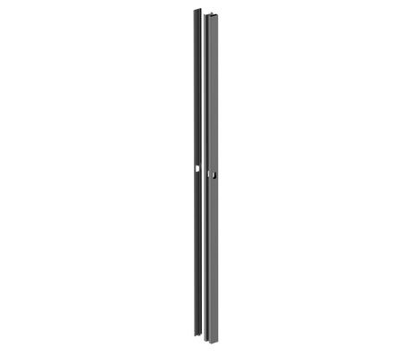 Set aus Aluminium Pfosten 50x60 und Abdeckung für den Schlossbereich -