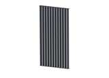 Set Anthrazit Aluminium Vertikal-Kippsystem 1,09 m mit AL 2,4 m Anthrazit Füllung 20x95