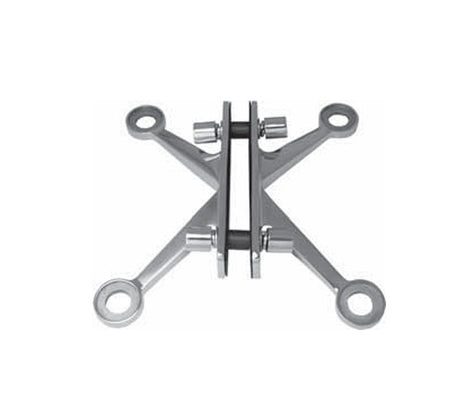 Spider facade glass holder