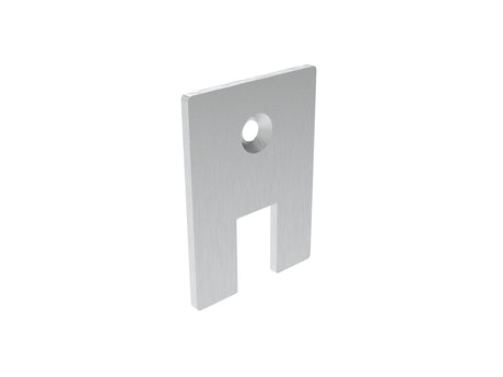 Glazing firm - end cap. glass t = 10mm