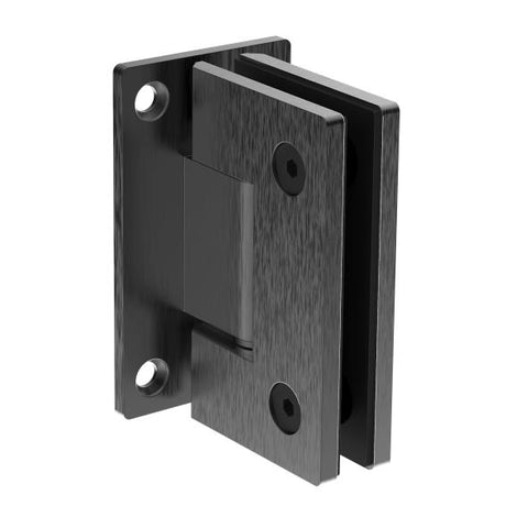 Hinge for glass door AISI304, BLACK
