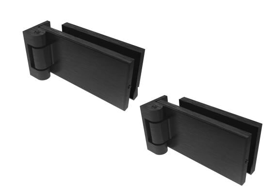 Stainless steel hinge for glass doors BLACK
