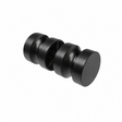 Griff an der Glastür AISI 304, K320, 32mm BLACK