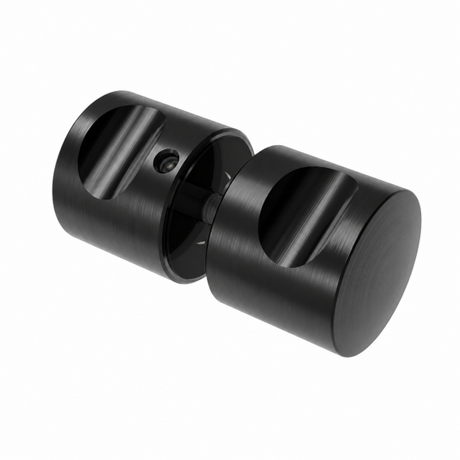 Griff an der Glastür AISI 304, K320, BLACK