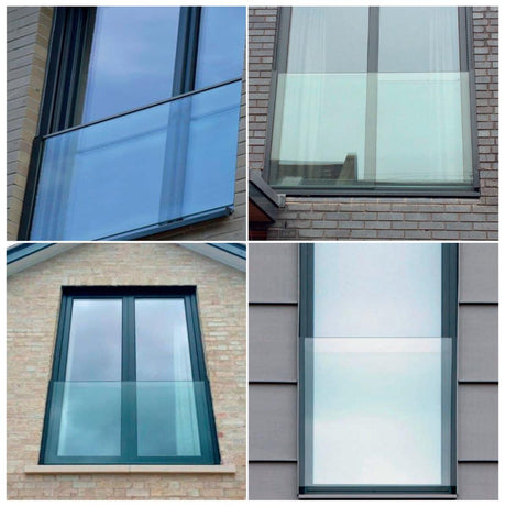 French window, AL frame without glass, window mounting