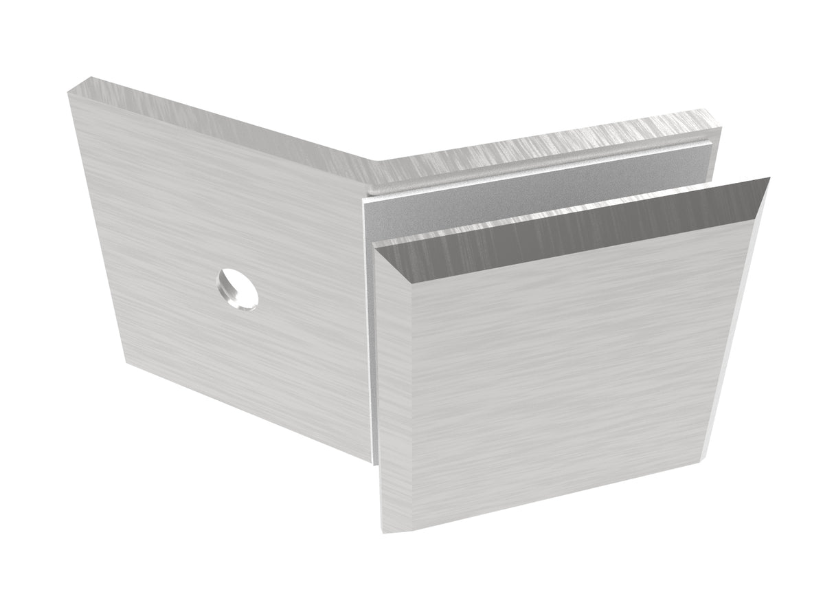 Glass clamp, Zamak, 135°, T 8-10 mm