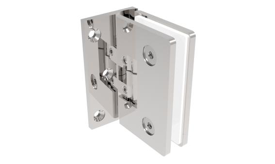 Hinge for glass door Brass flex