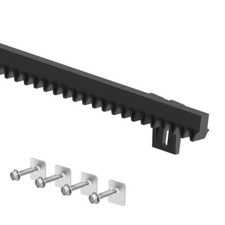 Gear rack lightweight PVC+Fe,light,27x20mm, L1m,ma