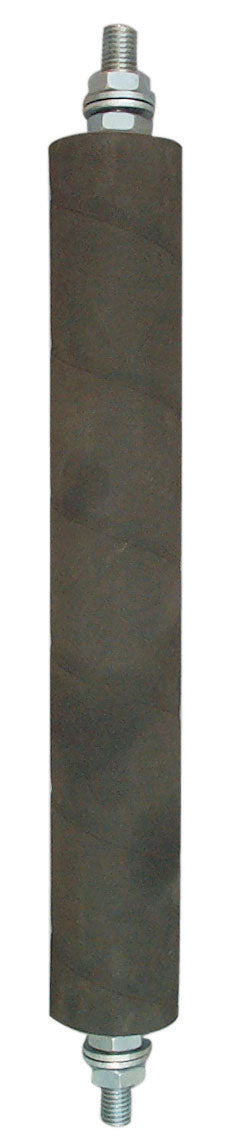 Top roller guide D50, H340mm, rubber