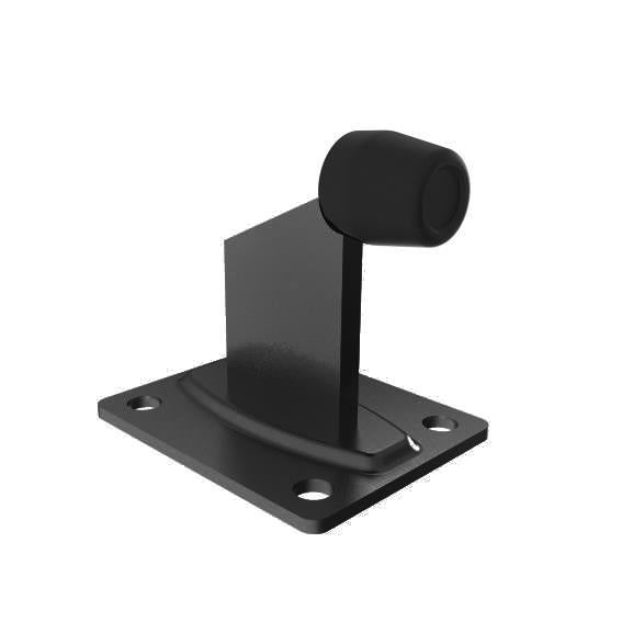 Stop with the end anchor bracket, Zn, black