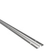 Bottom guiding rail - U Zn, 60x16mm, t3mm, L6m