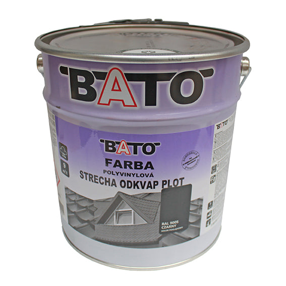 Polyvinyl paint, black RAL9005 satin 6,3kg (5L)