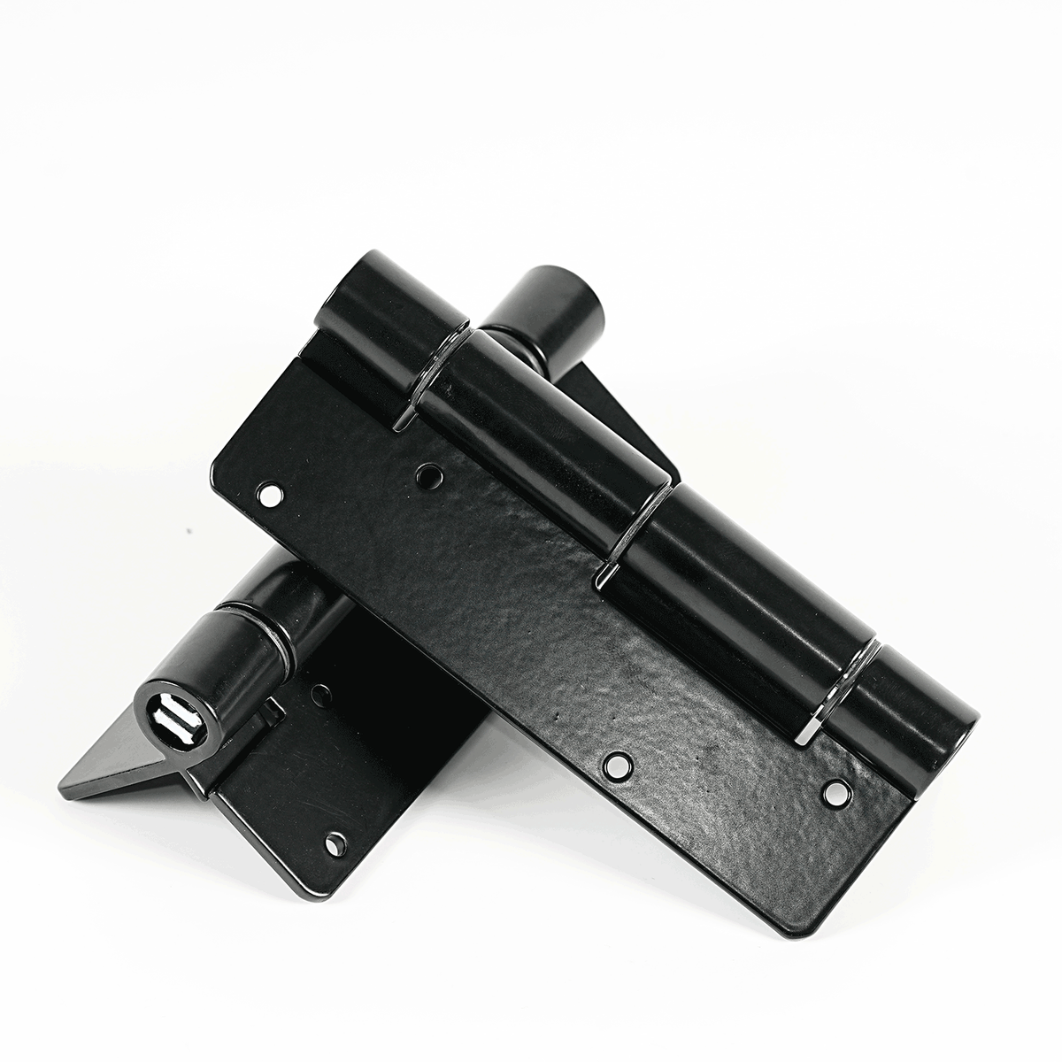 Aluminum Self-Closing Hinges with High Load Capacity – Black