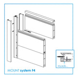 Aluminum fence infill 20x120x2000mm
