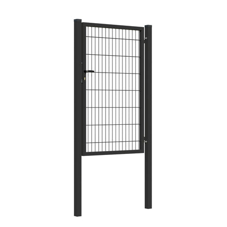 Bránka 1kr. 2D BOX ZnPVC 1000x1500mm RAL 9005 čierna matná