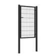 Gate 1pc. 2D BOX ZnPVC 1000x1500mm RAL 9005 black matte