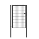 Gate 1pc. 2D BOX ZnPVC 1000x1500mm RAL 7016 anthracite