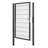 Gate 1pc. 2D BOX ZnPVC 1000x1700mm RAL 7016 anthracite