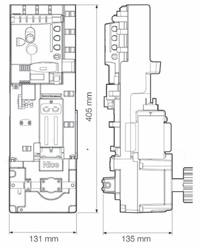 Nereverzný elektromechanický pohon