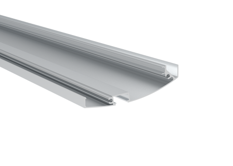 Aluminum profile for a self-supporting glass canopy