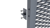 Aluminum fence panel 2000x1200mm expanded metal anthracite.