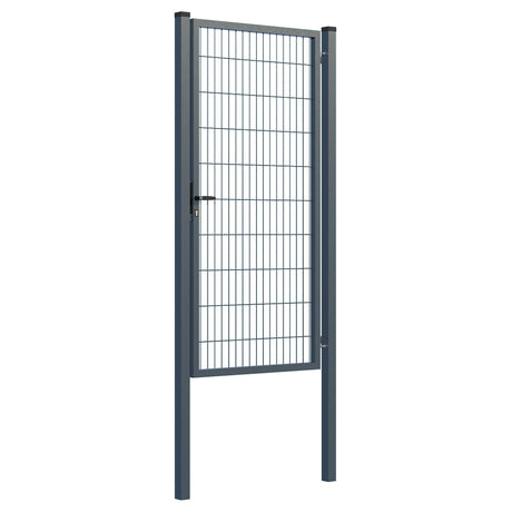 Bránka 1kr. SQUARE ZnPVC 1000x2000mm, antracit