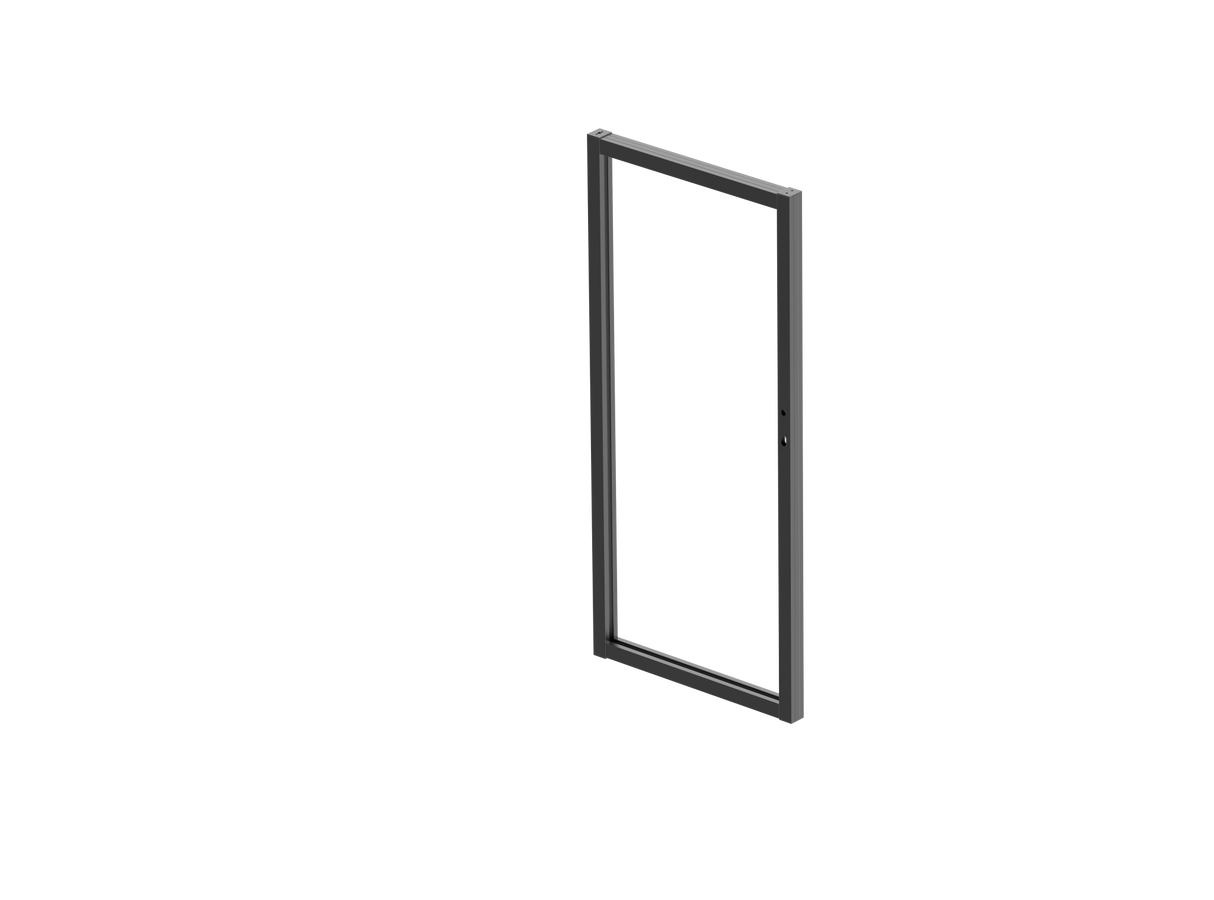 Aluminium-Torrahmen 1,025x1,85m, Anthrazit R7016 - SET