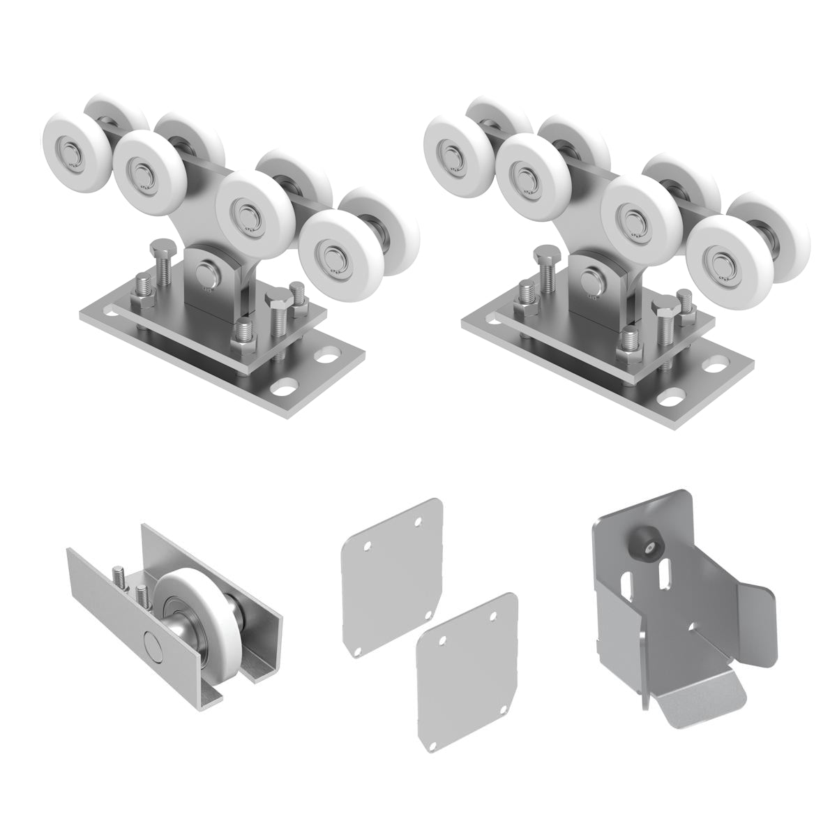 Sliding gate set -ECO, for profile AL 90x99mm