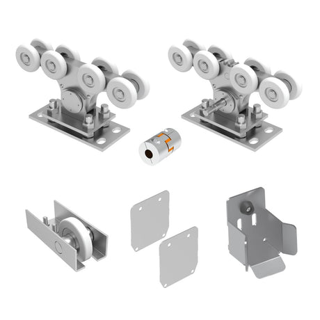 Sliding gate set -ECO, for profile AL 90x99mm