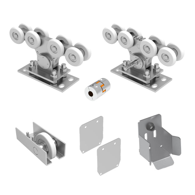 Sliding gate set -ECO, for profile AL 90x99mm