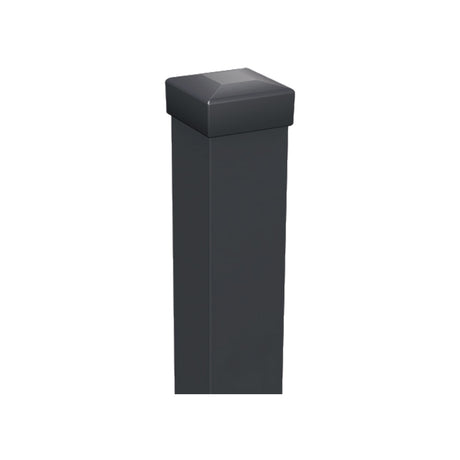 Stĺpik Oceľový dorazový k bránke IMPERIAL 100x100x2200mm, Antracit