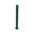 Post 60x40mm with ZnPVC base 1800mm green