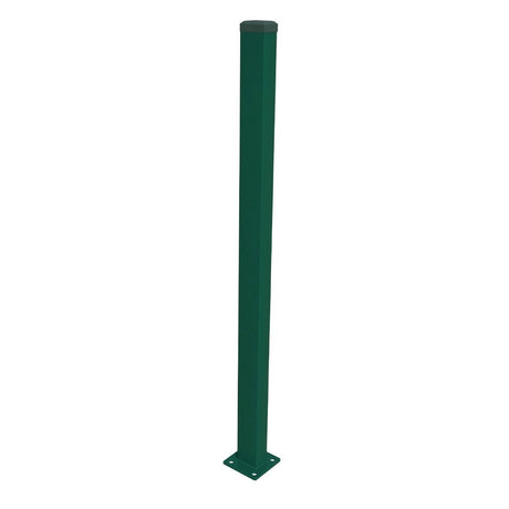Post 60x40mm with ZnPVC base 2000mm green