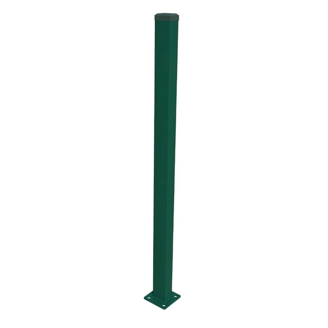 Post 60x40mm with ZnPVC base 2000mm green